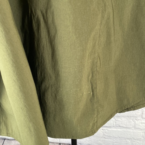 Venezia Green Military Style Jacket Coat size 26/28 - Picture 9 of 9